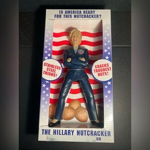 Hillary Nutcracker with Blue Suit - new in box